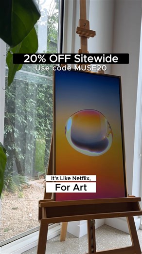 This is Digital Art like you've never seen it before.... NOW WITH 20% OFF! Use code: MUSE20 Muse Frame was created to bridge the gap between the digital & real world 🌎 Allowing you to create an immersive digital art experience in the comfort of your space! Muse Frame provides… ✔️ Mobile app for seamless integration ✔️ 4k display clarity ✔️ Display your favourite pieces in comfort ✔️ Available in multiple sizes What are you waiting for? It's time you enjoyed the finest digital art, in comfort &