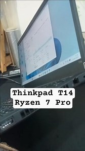 Lenovo Thinkpad T14 Gen 2 AMD Ryzen 7 Pro 5850U Ram 16gb Ssd 256gb Layar 14 inch Full HD