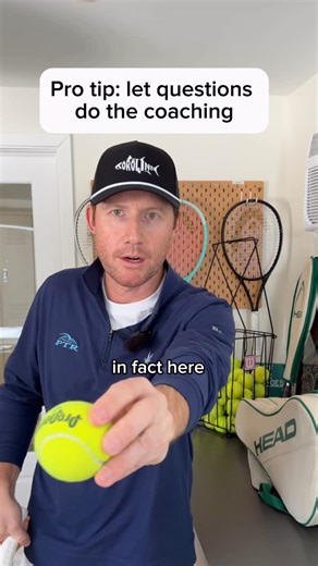 Coach Conor Casey on Instagram: "Last thing I want is to leave my office. Okay, serious(ish) coaching video for a moment. One of the most valuable lessons I learned early on, thanks to @ptrtennisofficial, involved learning to use the Socratic method (fancy way of saying ask questions) before stepping on court. Real coaching begins with questions rather than answers, even when drills feel tempting and familiar. When a coach keeps asking and keeps listening, the real issue reveals itself. Players 