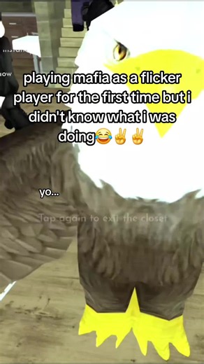 Pierrot the Flicker: Playing Mafia as a Flicker Player for the First Time