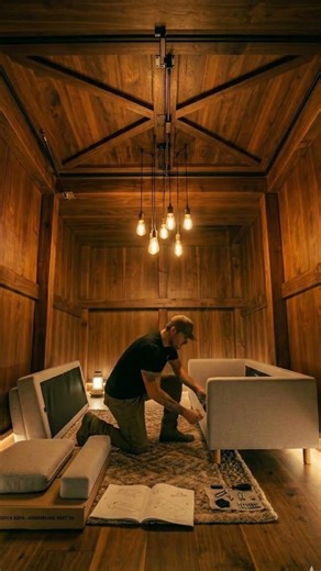 Hidden Underground Bunker Converted Into a Luxury Living Room Under My Lawn (Full Time-Lapse).