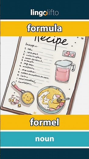 🇬🇧🇩🇰 formula - formel : learn English : Lad os lære engelsk : vocabulary builder