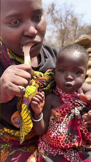 The daily life and diet of the Hazarbi tribe #africa