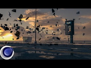 How To Animate Flying Papers And Bags In Cinema 4D - Quick Tutorial