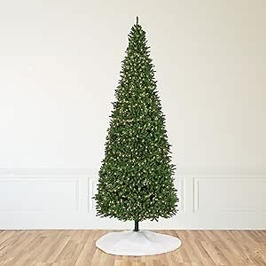 Pre-Lit Pendleton Spruce Slim Artificial Commercial Christmas Tree 15' - Clear Lights