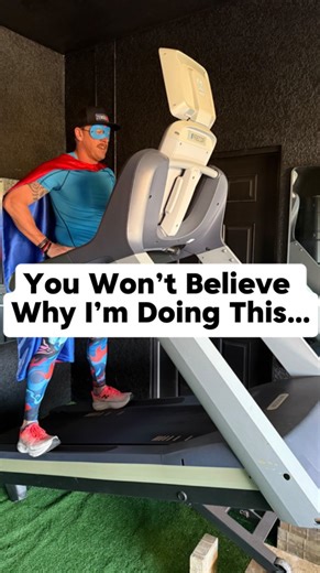 Brady Mcdonald on Instagram: "When your treadmill tops out at 15% incline… But you’re training for a 300-mile mountain ultra and trying to grant 100 wishes 😅 🧱💪 Welcome to the Home Depot Incline Hack™. I’m running the Arizona Monster 300 + 50 ultramarathons in 50 states to raise $1M for @makeawishamerica , and yep, I’m doing it in a hero suit. So @nordictrack … If this gets 1,000 likes or comments, will you help me retire this death trap and sponsor a treadmill that’s actually made for this m