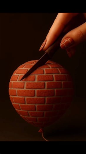 Brick baloon cutting #shorts#baloon#viral