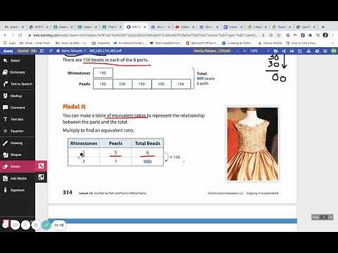 I Ready Lesson 14, Session 2 Solve Ratio problems with part and wholes