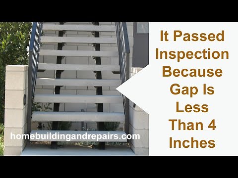 Building And Safety Codes For Open And Closed Stairway Risers