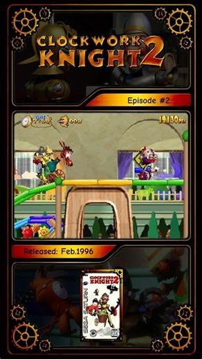 Clockwork Knight 2 ep2 (SEGASaturn)#retrogaming #gamingclips #videogames #sega #videogame