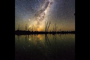 Woah! Ever seen the milky way like this? 🌠🌌 This incredible time-lapse was captured with several cameras at Mullinger Swamp on the VIC/SA border - not a city light in sight! 📹: John Carter | ABC Landline