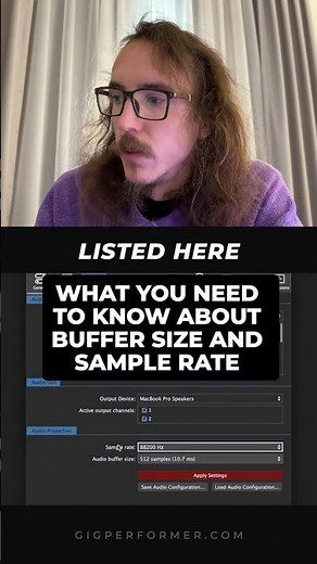 What You Need To Know About Buffer Size and Sample Rate