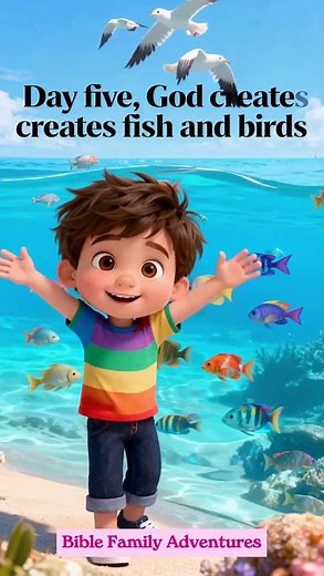 The Creation Story In Bible #biblestory #KidsBible #Genesis1 #christiankids #animatedbiblestory