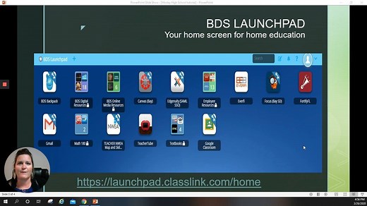 Parents: We created a short tutorial video to show you the BDS Launchpad your students will be using. Please watch this video so everyone is ready for Distance Learning | A. Crawford Mosley High School