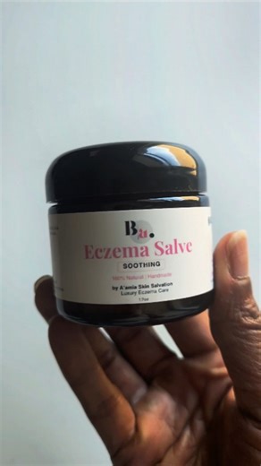 This wasn’t overnight, and it wasn’t perfect. This was my son's arm during a flare-up — red, bumpy, itchy. We kept it simple. Just our Eczema Salve. No harsh ingredients. No complicated routine. One week later… calmer, smoother, less irritated. Not magic, barrier support. If you’re exhausted from flare-ups and constantly switching products, this might be your sign to simplify. ✨ Save this for when you feel discouraged. ✨ Follow for real-life eczema care. ✨ Shop online at byaamia.com or skip the 