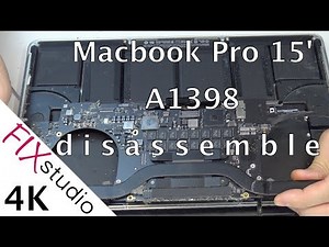Macbook Pro Retina [A1398] - disassemble [4K]
