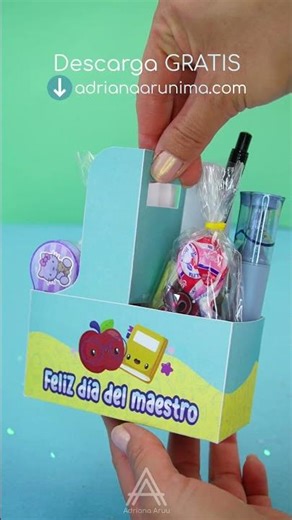 ✨ I'm sharing this easy and pretty gift box to surprise someone on Teacher's Day