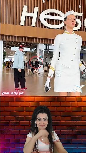 ✈️ Face to Face with Air Lady Jet: Sky-Style & Airport Street Style! #airladyjet #airportfashion