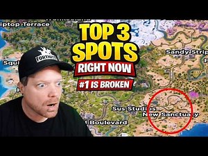 Top 3 BEST Landing Spots in Fortnite RIGHT NOW (Easy Wins + INSANE Loot!) 👀🔥