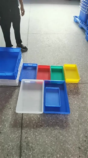 New Material Rectangular Turnover Box | PE Plastic Storage Crates for Parts and Fruit