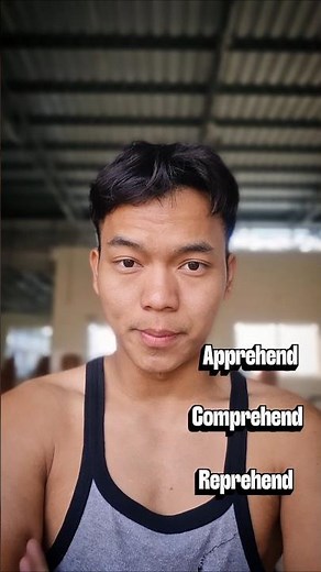 Meaning of apprehend, comprehend and reprehend✅️ #englishshorts #vocabulary #englishvocabulary