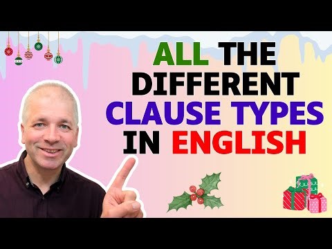 ALL the different English clauses (Basic & Advanced Grammar)