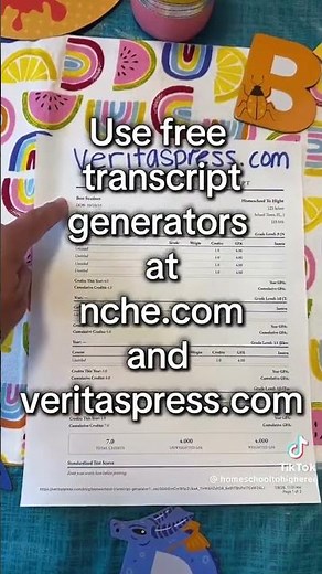 Homeschool High School Transcript - Homeschool to Higher Ed