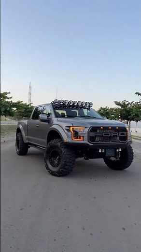 Modified Ford raptor with KHC bumper and Icon 3.0s