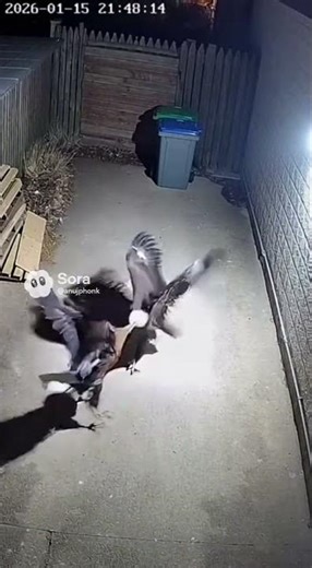CCTV Footage 😱 Eagle vs Eagle | Shocking Final Move!