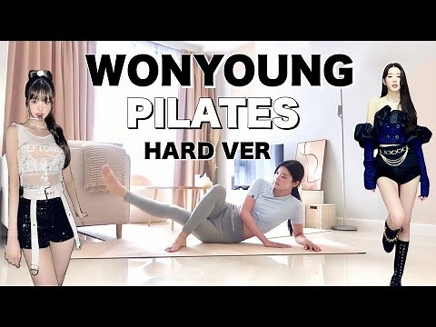 IVE Wonyoung’s Pilates Intermediate Ver! Slim Legs, Abs & Back Fat Burn Workout🔥 Kpop Idol Workout