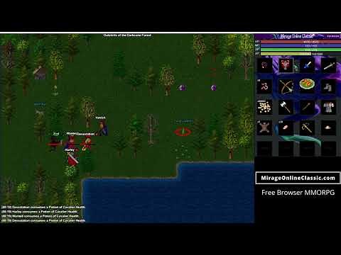 Intense PVP Gameplay in the Browser MMO, Mirage Online Classic