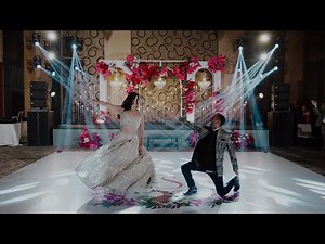 Bride & Groom First Dance: A Fusion of Desi Vibes with Kesariya, Brown Munde & Laal Peeli Akhiyaan