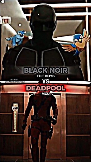 Deadpool vs Black Noir #shorts #short #marvel #mcu #deadpool #blacknoir #battle #theboys