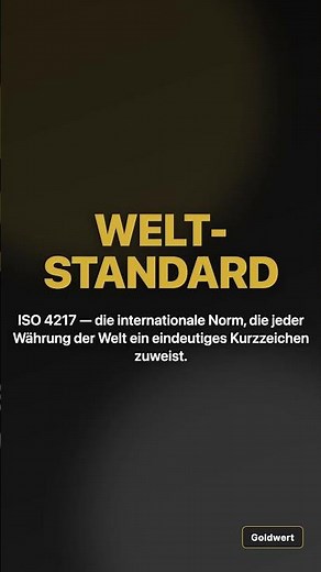 ISO 4217 — der Code hinter jeder Währung