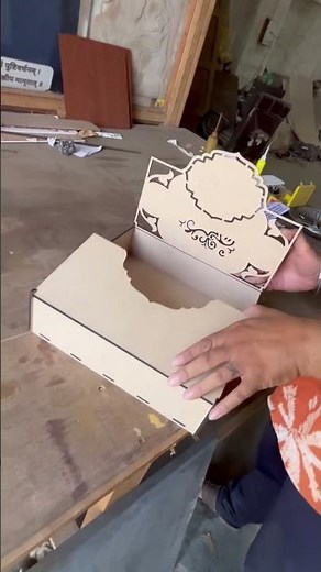 “Premium Laser-Cut MDF Box – Made with Elegance
