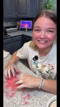 PART 3 WE SAVED THE TABLE BUT THE SLIME IS TOO SLIMEY!! 🤪😅 We just made slime on TikTok live