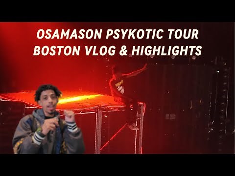 Osamason Turned Boston PSYKOTIC 🔥 | Tour Vlog + Concert Highlights