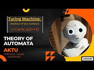 #16 Construct turing machine to add two numbers//theory of automata//AKTU previous years question
