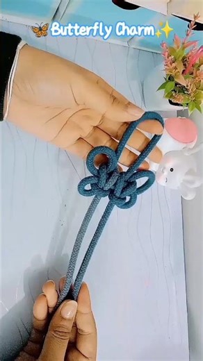 🦋Butterfly Charm✨ Easy And Quick DIY 🧚🏻‍♀️ #diy #butterfly #lace #artandcraft #handmade#easyandquick