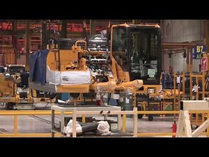 The Komatsu UK Factory Tour - Assembly line