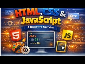 HTML, CSS & JavaScript:A Beginner’s Overview #webdevelopment #webdesign #computerscience #livestream