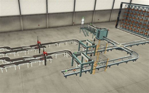 FactoryIO连接s7-1200仿真练习，工件从分拣、组装到入库