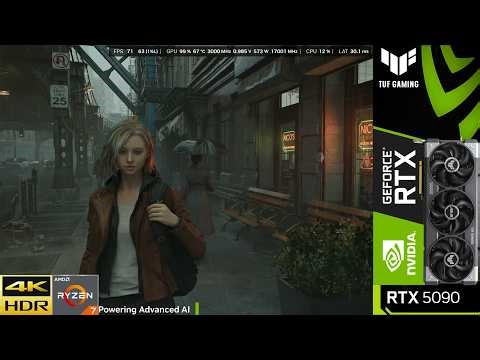 Resident Evil Requiem, Path Tracing, DLSS 4K | HDR | RTX 5090 | R9 9950X3D