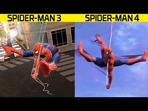 Spider-Man 3 VS Spider-Man 4 | Web Swinging Comparison