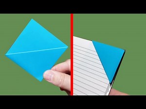 How to Make an Easy Origami Bookmark | DIY Paper Craft 🔖