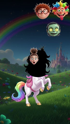 GUESS REAL HEAD of GLITTER SPARKLE UNICORN part #4 #shorts #garrysmod