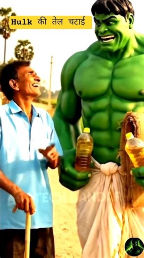 Hulk ki tel chataai #hulk #ai #krishna #hulkai