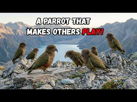 Kea: The Parrot That Can Make Other Birds Start Playing