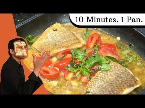 [10 Min] Italian Fish Dish Anyone Can Make That Tastes Restaurant-Level (Acqua Pazza)