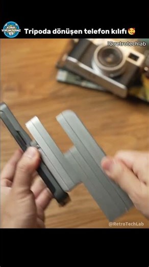 Tripoda Dönüşebilen Telefon Kılıfı🥰 #akımvideoları #komikyorum #komikyorumlar